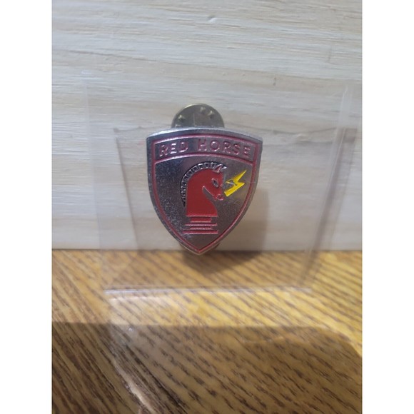 CIVIL ENGINEER Other - US AIR FORCE CIVIL ENGINEER RED HORSE HAT/LAPEL PIN